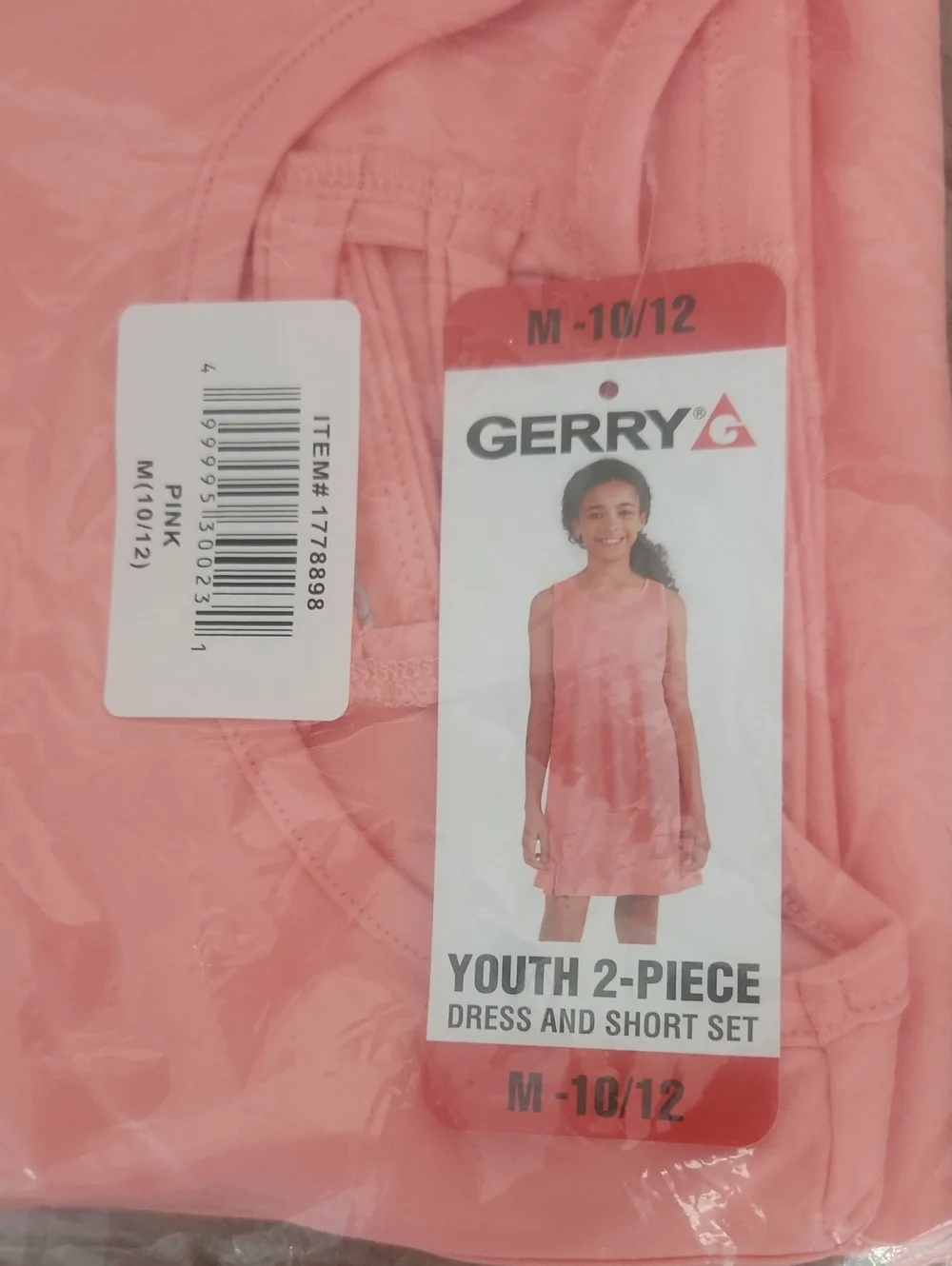 2-PIECE Matching SET! NEW -  Dress & Matching Shorts Set. Sealed Package! Sporty